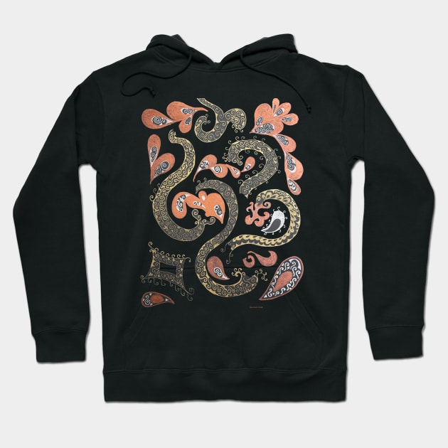 Snakes & Paisleys Hoodie by Barschall